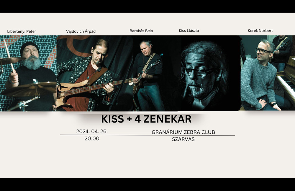 Tixa // Kiss+4 zenekar // Granárium Zebra Club
