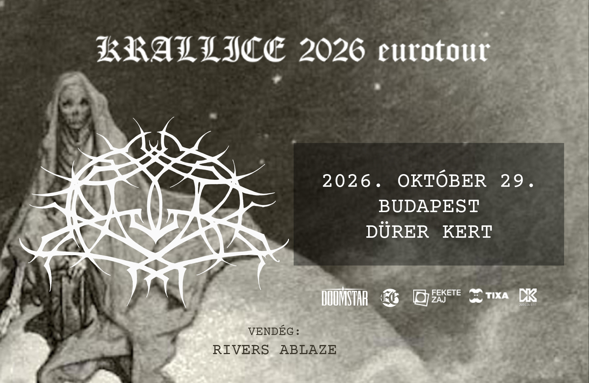 Krallice, Rivers Ablaze // Budapest, Dürer Kert