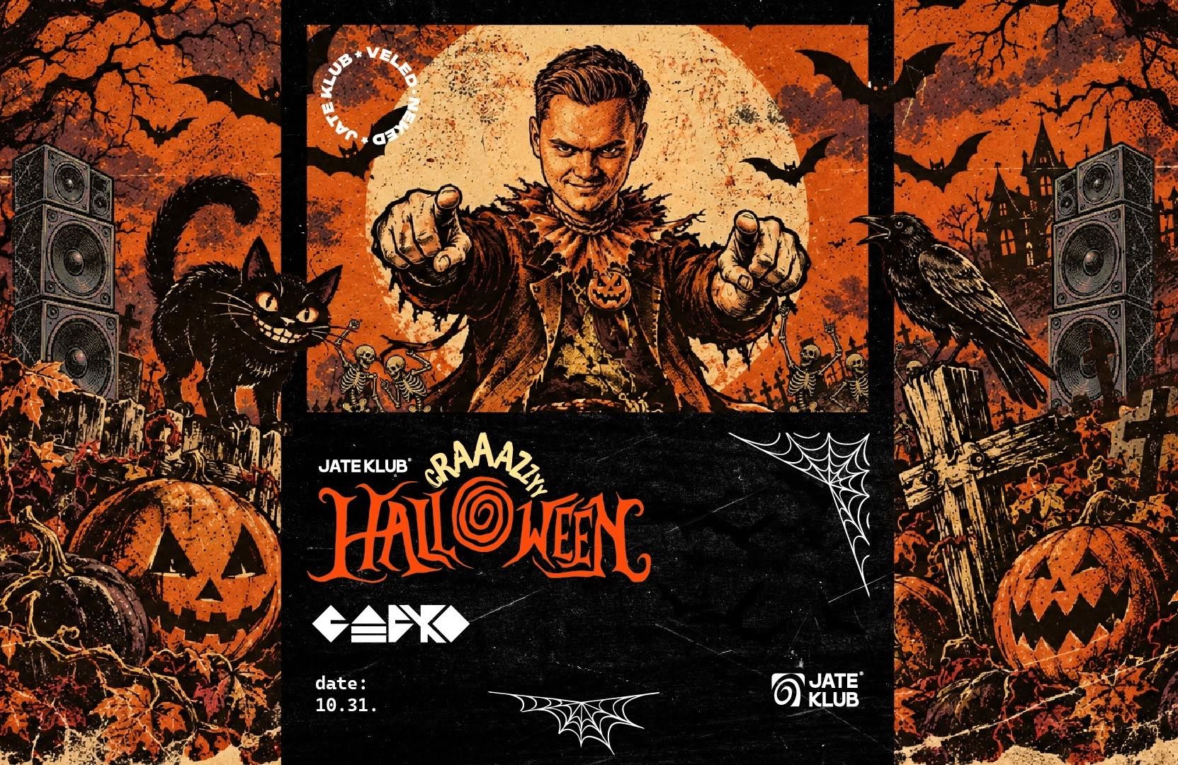 JATE Klub CRAAAZZYY Halloween // Gabro